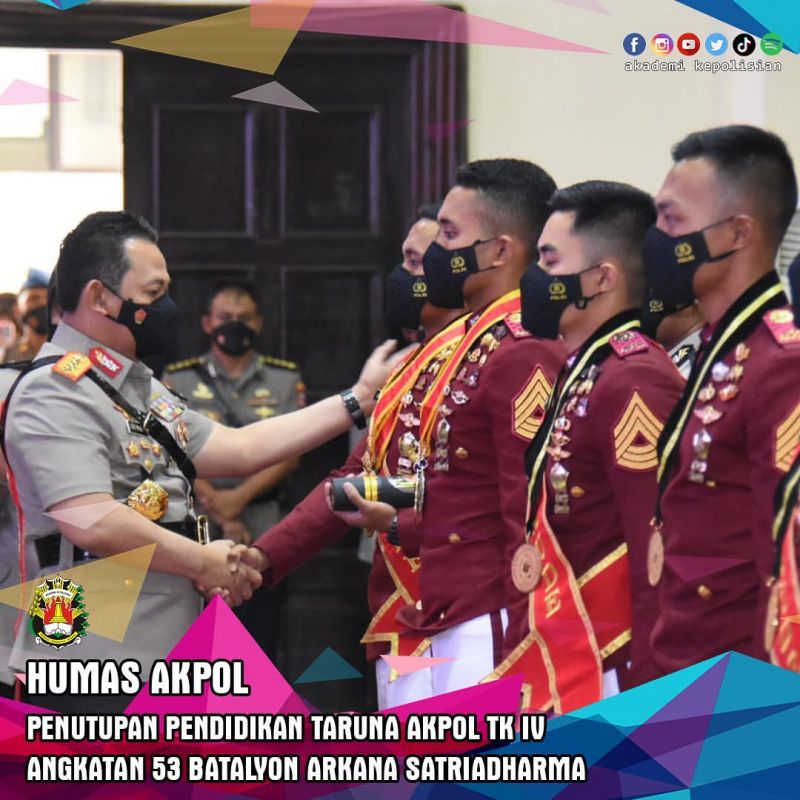 Upacara Penutupan Pendidikan Taruna Akpol Tk Iv Akademi Kepolisian