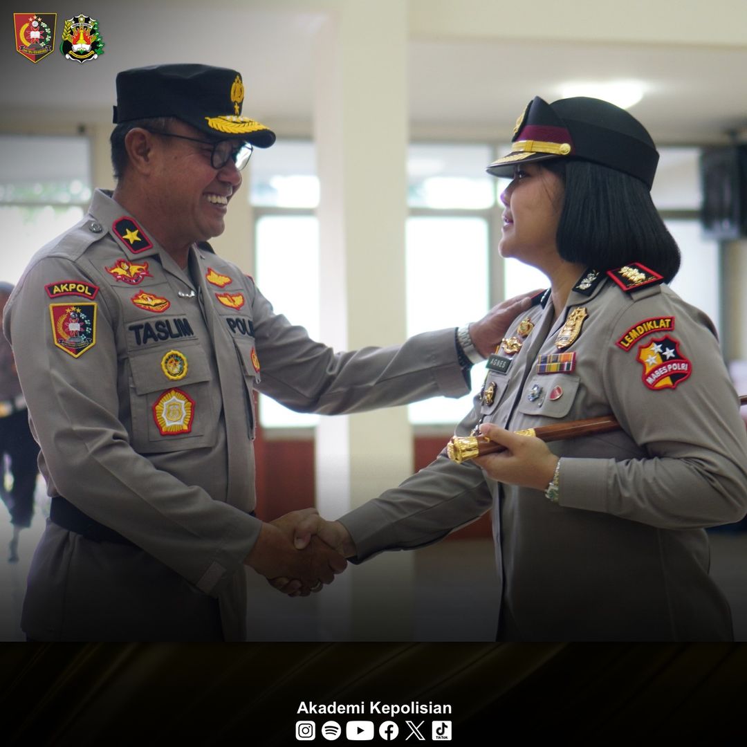 Upacara Korps Raport Kenaikan Pangkat Personel Akademi Kepolisian