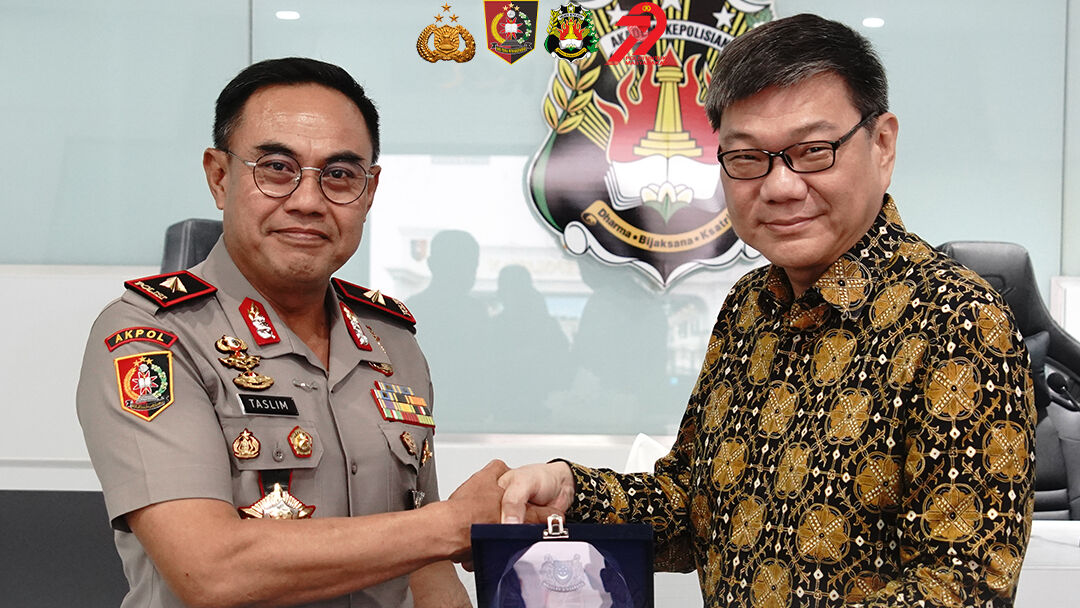 Wagub Akpol Terima Kunjungan Delegasi Kedubes Singapura Bahas Kerja Sama Kepolisian